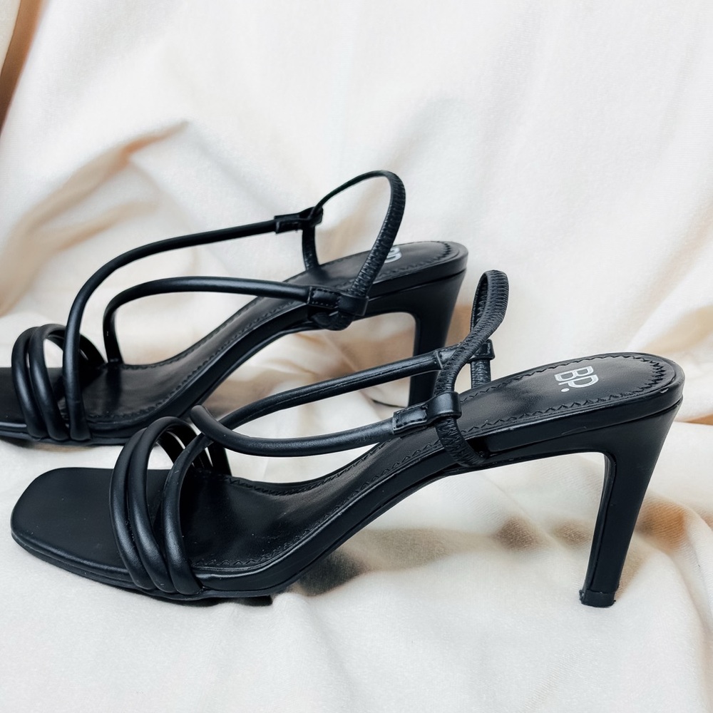 BP Black Strappy Heeled Sandals